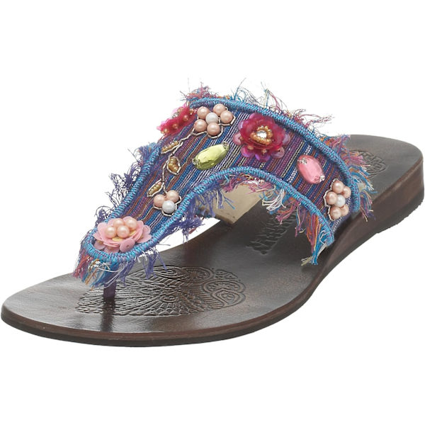 ghty Monkey Billie Jean Flower Thong Blå 8.5 US