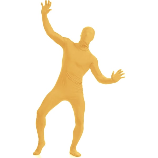 ler herr och dam spandex helkropp zentai kostym body champagne xx-large