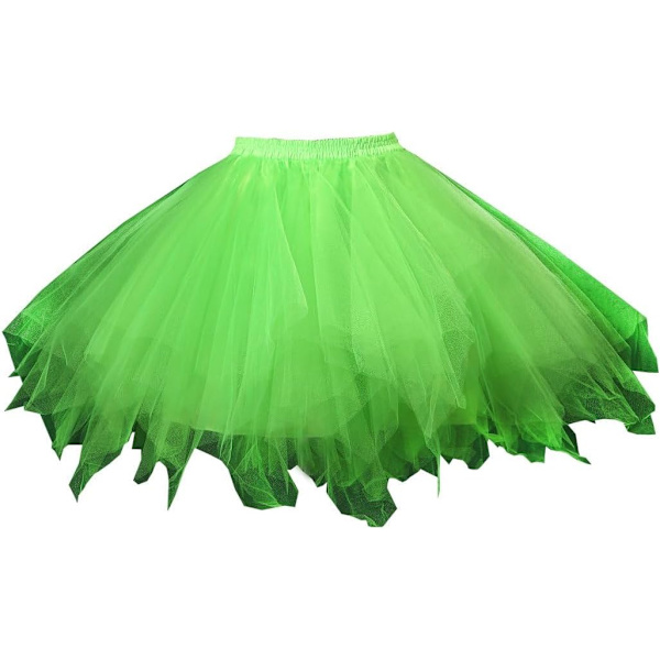 ndora Dam Tutu Tyll Underkjol Balett Bubblaskjort Kort Bal Klänning Upp