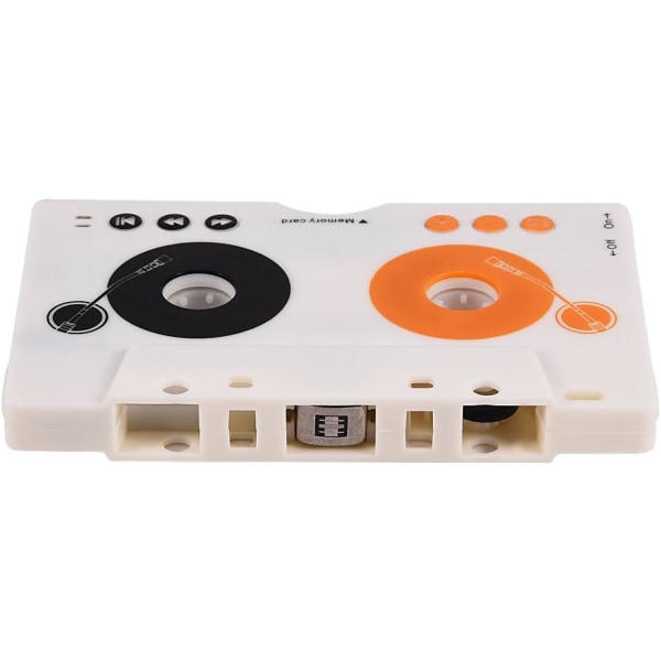 Csette Adapter, Car Kit Stereo Cassette Tape SD MMC Mp3 Player Adapter med fjärrkontroll