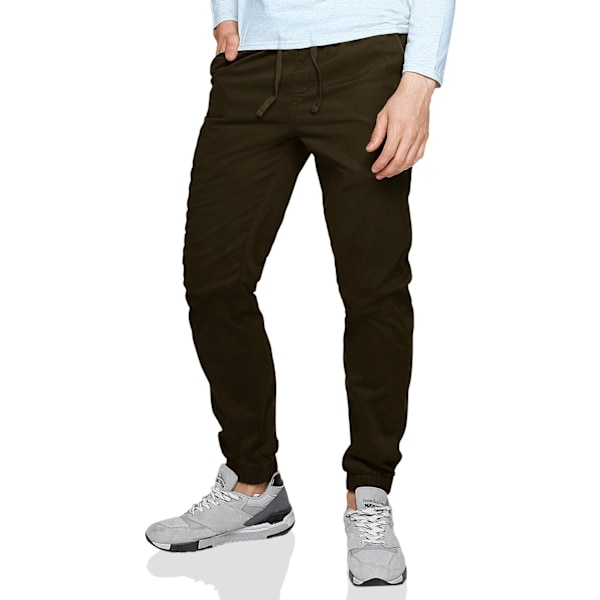 ch herr Chino Jogger byxor 6054 Army Yello 38