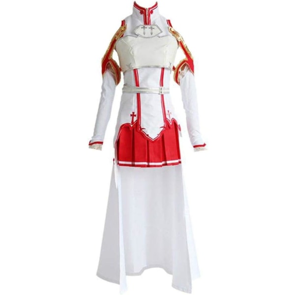 Cosplay Sword Art Online Asuna Yuuki Cosplay Kostym SOA Halloween Outfit För Unisex Vuxen  X-Large