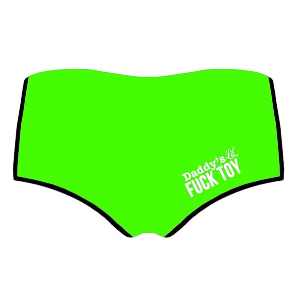 ssx Dam Fashion Flirty Sexy Funny Naughty 3D Tryckt Söt Underkläder Kalsonger 1 Grön X-Large
