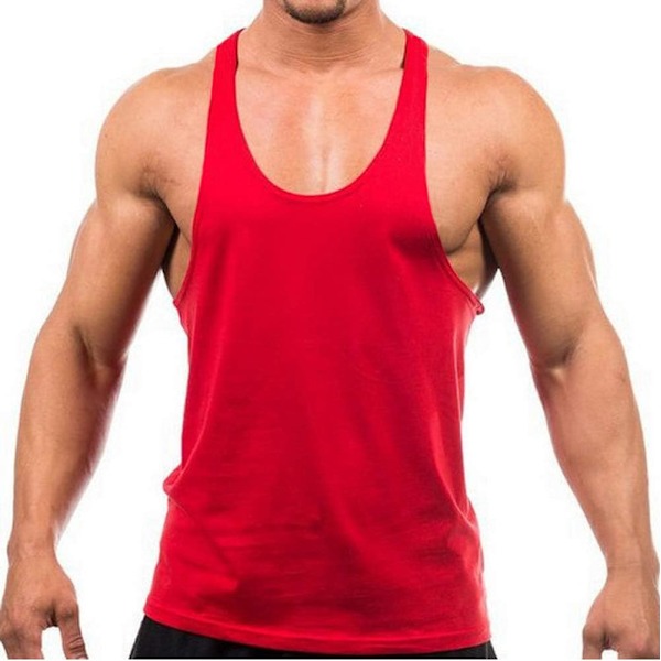 ER Herr Blank Stringer Y Back Bodybuilding Gym Tank Tops