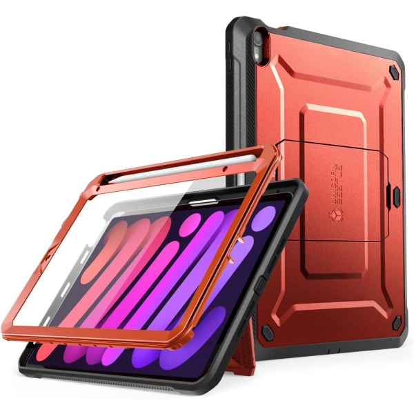 CASE Unicorn Beetle Pro Series- case för iPad Mini 6:e generationens 8,3 tum (2021), stödjer Apple Pencil-laddning med Bui Ruddy