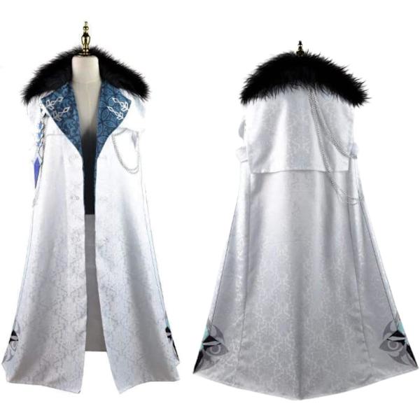 Cosplay Genshin Impact Kostym Komplett Anime RPG Kostym Set med Peruk för Cosplay - Halloween Outfit För Unisex Vuxna Harbingers Large