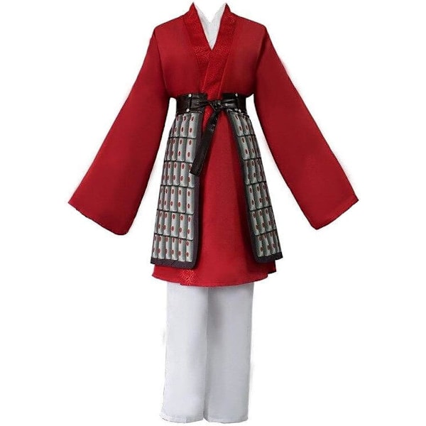 För Cosplay Mulan För Cosplay Kostym Dam Hanfu Klänning Karneval Festklänning Rüstung Filmkläder  Extra Stor