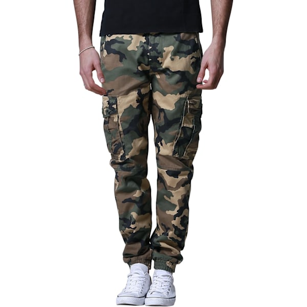 ch herr Twill Jogger byxor 6539 Khaki Max 42