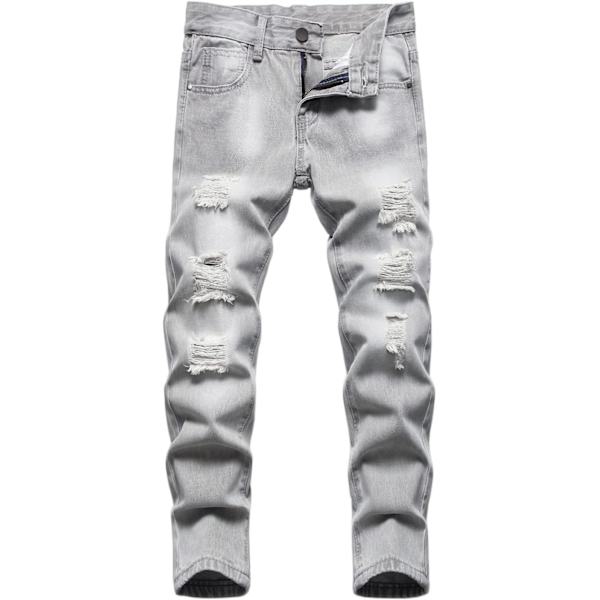 GAO Pojkens slitna skinny jeans
