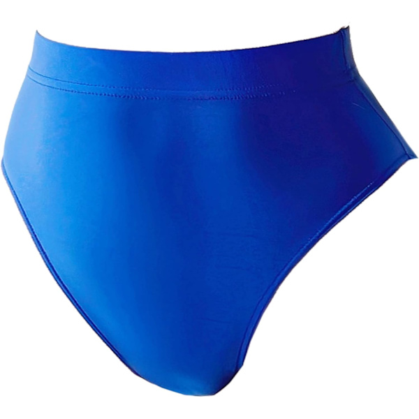 udmall Dam High Cut Thongs Briefs Balett Dans Underkläder Booty Shorts Blanka Trosor Style-1-royal B X-Large