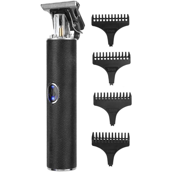 Ektrisk hårklippare trimmer, hängande elektriska rakapparater Grooming Kit (1 mm / 2 mm / 3 mm Balck