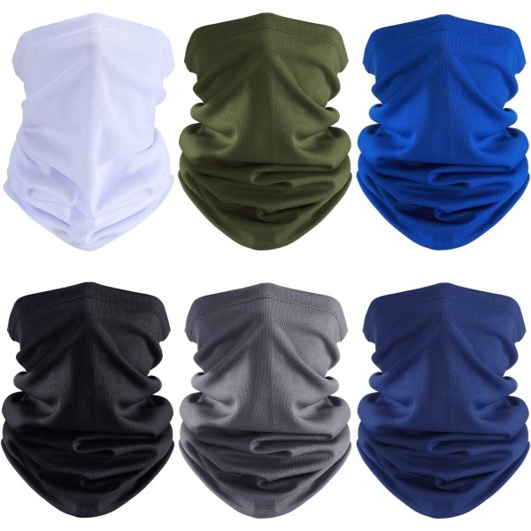 INIOR Sommar Ansikts Gaiters Ansikts Masker Hals Gaiter Bandana Ansikte Scarf Kylning Balaclava för Män Kvinnor