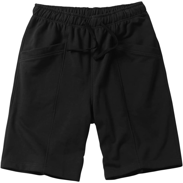 ch Casual Sweat Shorts för män #5055 Svart X-Large