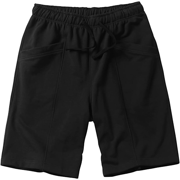 ch herr casual svett shorts #5055 svart stor