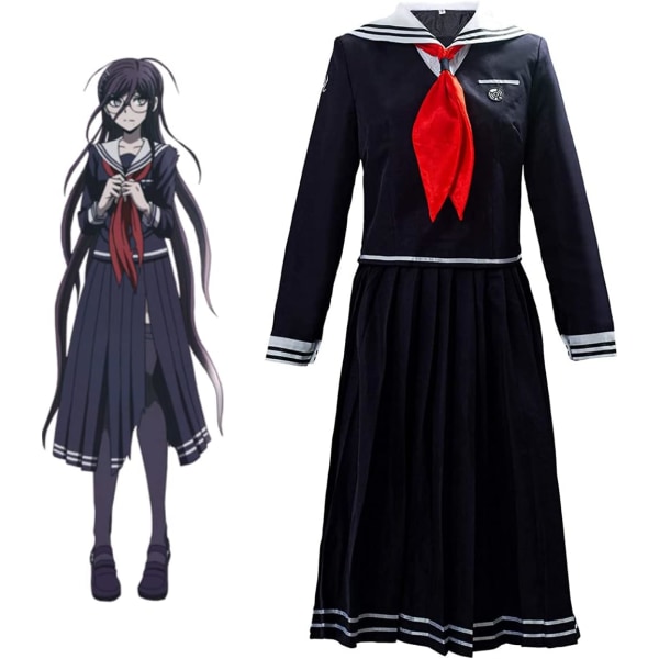 För Cosplay Toko Fukawa För Cosplay Kostym - Japansk Anime och Manga Skolflicka Sailor Klänning Uniform Full Set  Large