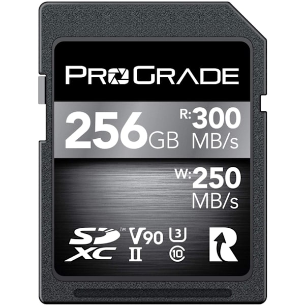 SCard V90 (128 GB) - Upp till 250 MB/s skrivhastighet och 300 MB/s läshastighet | för professionella vloggare, filmskapare, fotografer och innehållskuratorer - Uppda