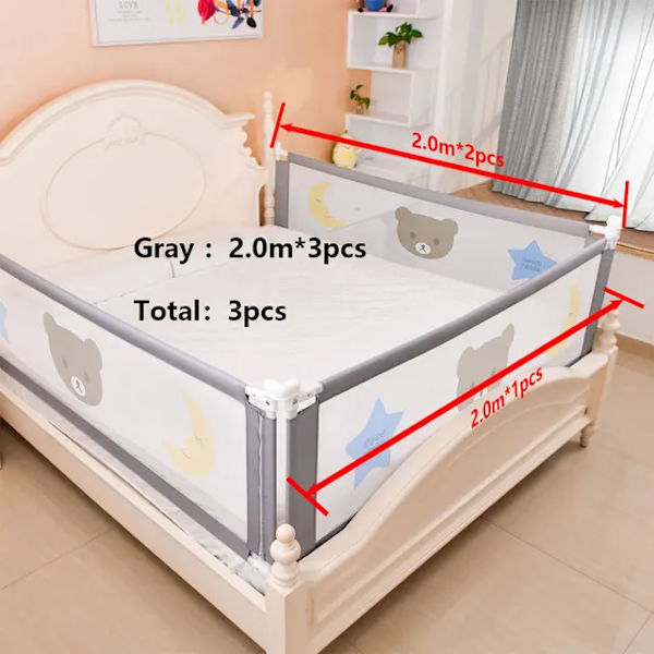 Cldren Bed Barrier Fence Highway Barrier Safety Foldable Baby Home Gaming Park Bed
