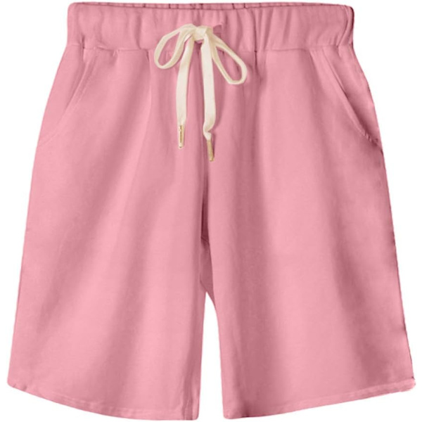 OWEI Dam Bermuda-shorts med elastisk midja och fickor