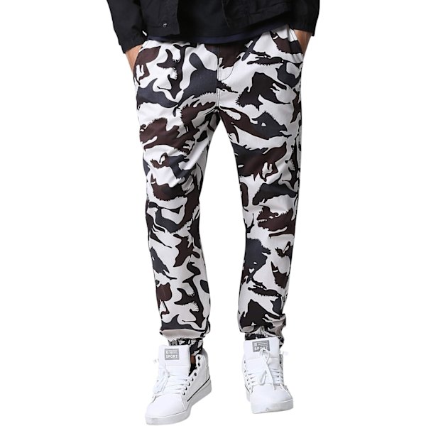 ch herr camouflage joggingbyxor 6535 vit max 38