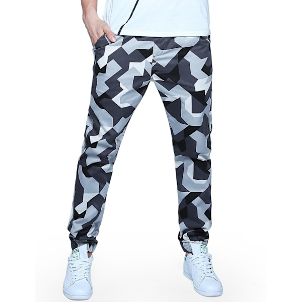 ch herr Chino Jogger byxor 6022 Checks#3 34