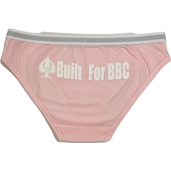 lt för BBC Panty med QoS-symbol - Queen of Spades Rosa/Vit X-Large