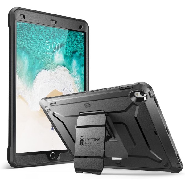 CASE Unicorn Beetle PRO Case för iPad Air 3 (2019) och iPad Pro 10,5'' (2017), kraftigt med inbyggt skärmskydd svart