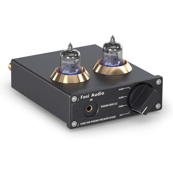 Fi Audio Box X2 Phono Förförstärkare för skivspelare Förförstärkare MM Fonograf Förförstärkare med Gain Gear Mini Hi-Fi Stereo Audio Förförstärkare för Record P