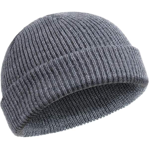 wler Beanie Watch Hat Roll up Edge Skullcap Fisherman Beanie för män och kvinnor Mörkgrå 1