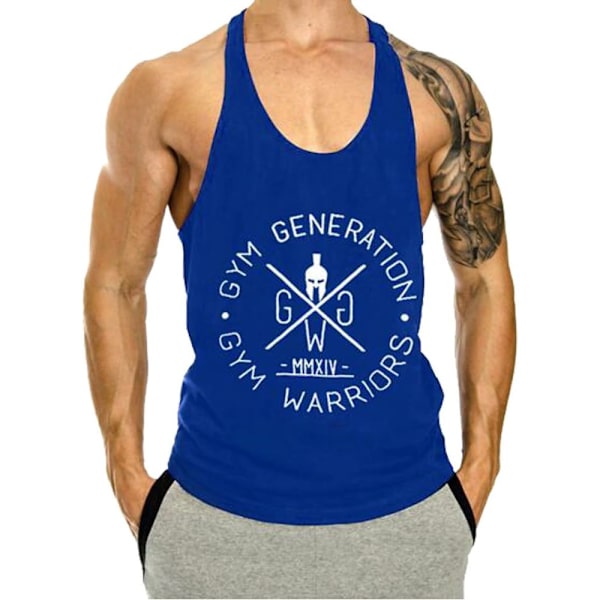 UGUAN herr tank top gym träning tank top bodybuilding ärmlös gym träning tank top