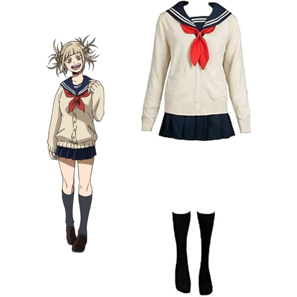 För Cosplay My Hero Academia Himiko Toga Villain För Cosplay Kostym - Boku No Hero Academia Anime Karaktär Merch Unisex Vuxen  Medium