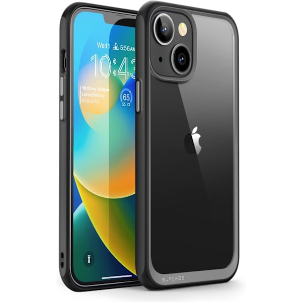 CASE Unicorn Beetle Style Series Skal för iPhone 14 Plus 6,7 tum (2022), Premium Hybrid Protective Slim Clear Case (Cle Black