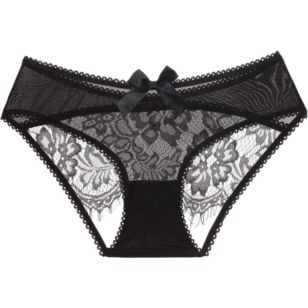 ly Bodas Variety Pack för kvinnor Sexiga Fräcka Trosor Underkläder Underkläder Black Bow Panti X-Large