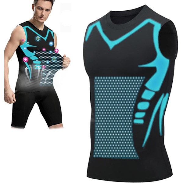 ic Shaping Vest, 2023 Ny Version ENERGXCEL Ionic Shaping Vest för Män att Bygga en Perfekt Kropp