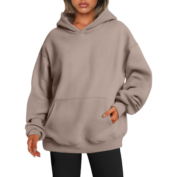 N Damkläder Hoodies Oversized Sweatshirts Pullover Fleece Tröjor Långärmad Med Fickor Vinter Höst Kläder Y2k Kläder