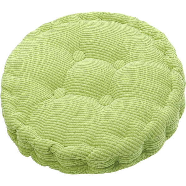 eMiYN Runda sittdynor, EPE-skumfyllda inomhus stolsdynor för hem, kontor, matsal, kök, grön, 15,7'' x  grön S (1-pack)