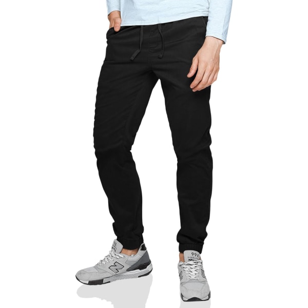 ch Chino joggingbyxor för män 6535 Svart 29