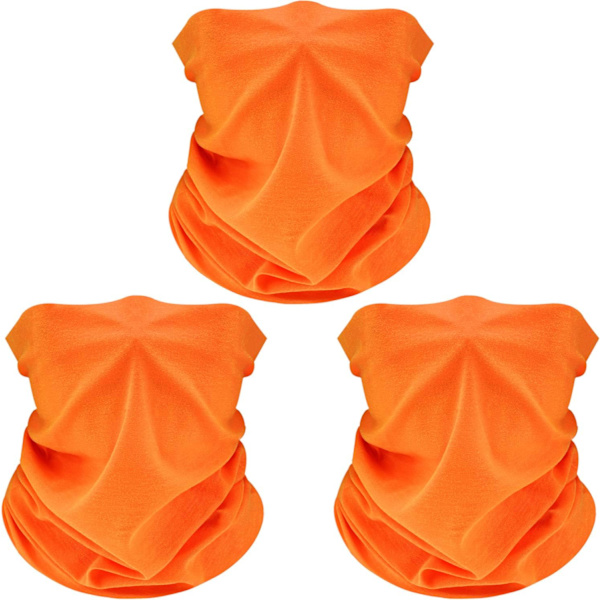 ool Ansiktsmaskering Sömlös Sommar Hals Gaiters för Män Balaclava Solskydd för Utomhus Fluorescerande Ora