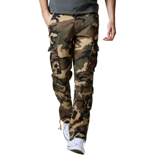 ch Wild Cargo Pants för män Kamouflage 27