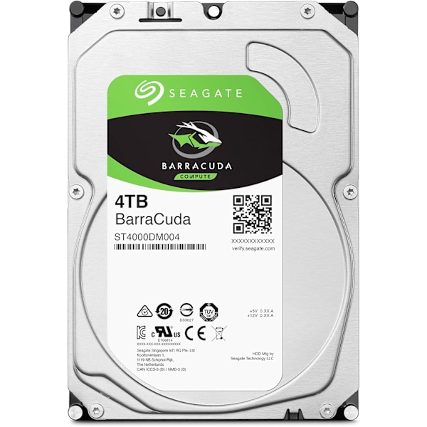 Seagate Barracuda 4TB 3.5\" SATA Hårddisk 4TB 4TB