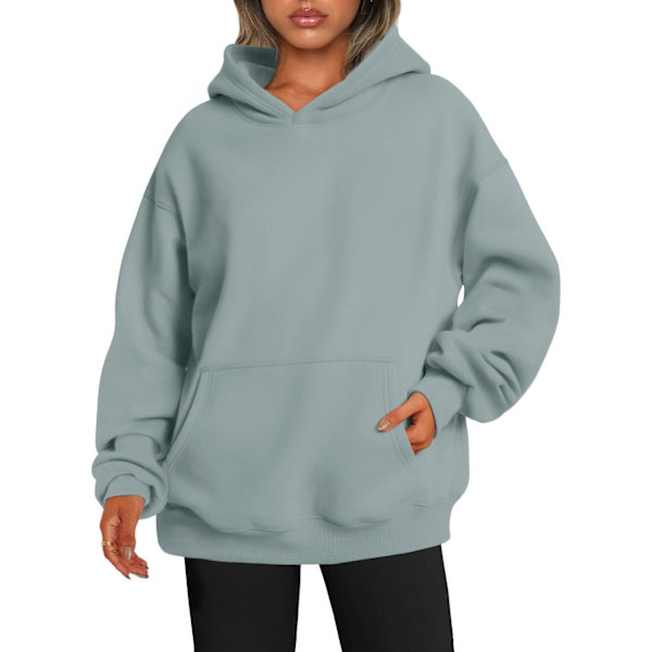 N Damkläder Hoodies Oversized Sweatshirts Pullover Fleece Tröjor Långärmad Med Fickor Vinter Höst Kläder Y2k Kläder