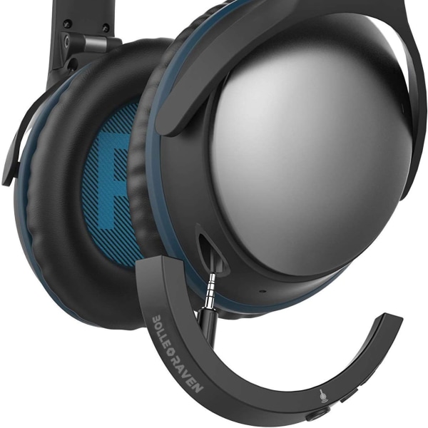 Ble&Raven trådlös Bluetooth adapter för Bose QuietComfort 25 hörlurar (QC25) (svart)