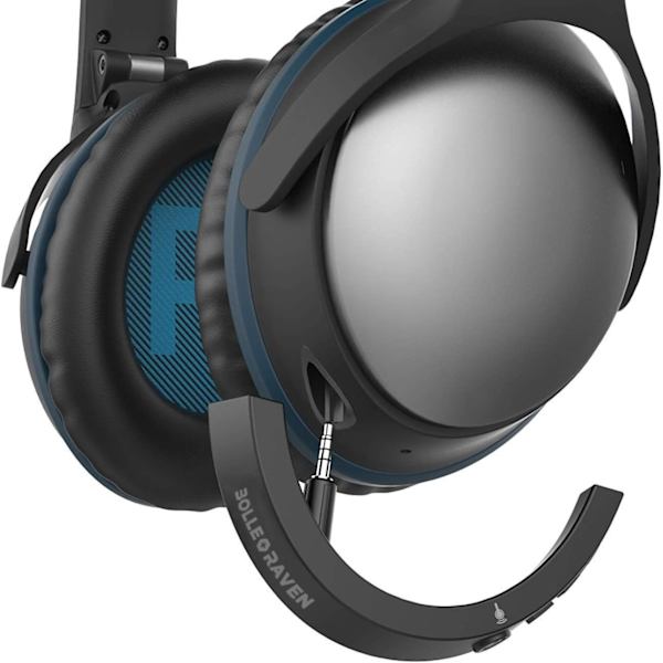 Ble&Raven Trådlös Bluetooth-adapter för Bose QuietComfort 25-hörlurar (QC25) (Svart)