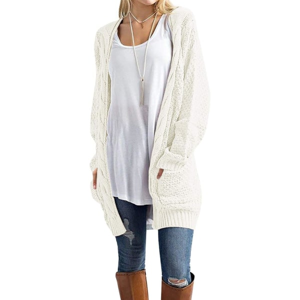 CERELLE Dam Tunikor Toppar Klocka Korta Ärmar Spets Casual T-shirts Blus Vit Standard Stor