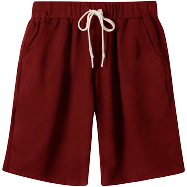 OWEI Dam Bermuda Shorts med elastisk midja och fickor