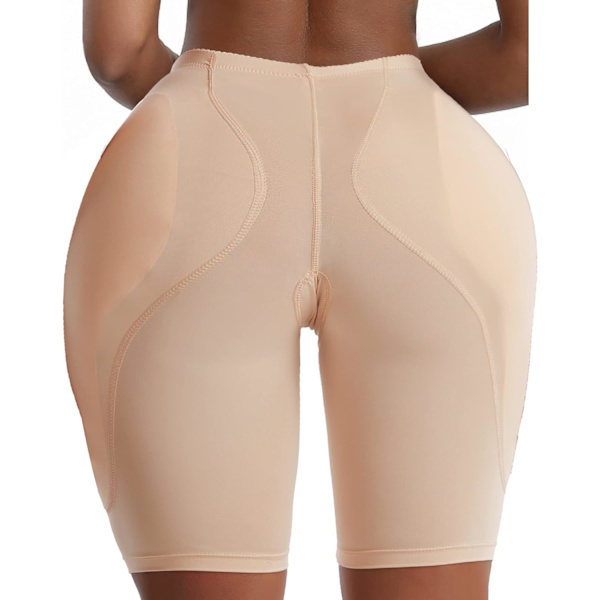 Höftkuddar för kvinnor Höftdippkuddar Falsk rumpa Vadderade underkläder Höftförstärkare Shapewear Crossdressers Rumpa Lyftkuddar Trosor Nude XX-Large