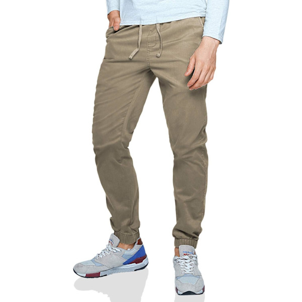ch herr Chino Jogger byxor 6058 British Kh 30
