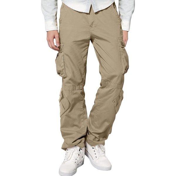 ch herr Relaxed Fit Wild Cargo byxa British Khaki 44