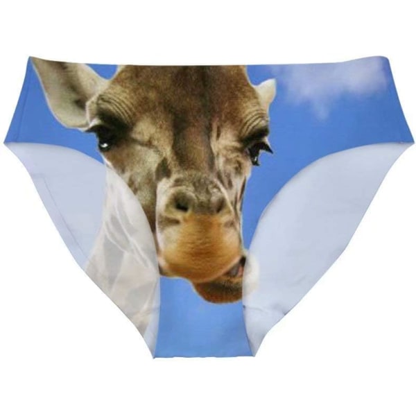 lukee Sexiga underkläder för kvinnor Djurmode Bikinitrosor Byxor Bachelorette Party Giraffe X-Large