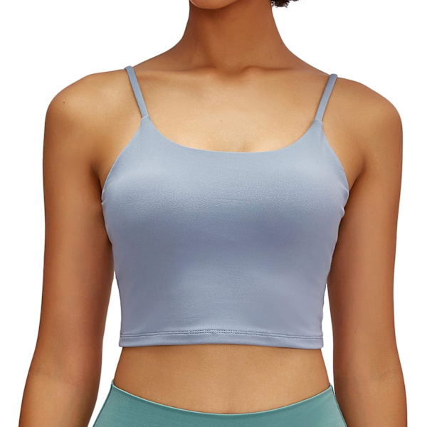 edy Dam Padded Sport-BH Fitness Träning Löpning Tröjor Yoga Linne