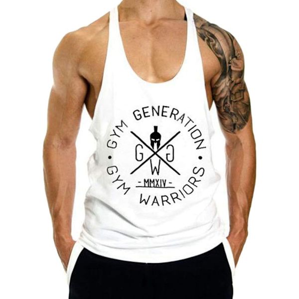 UGUAN herr tank top gym träning tank top bodybuilding ärmlös gym träning tank top